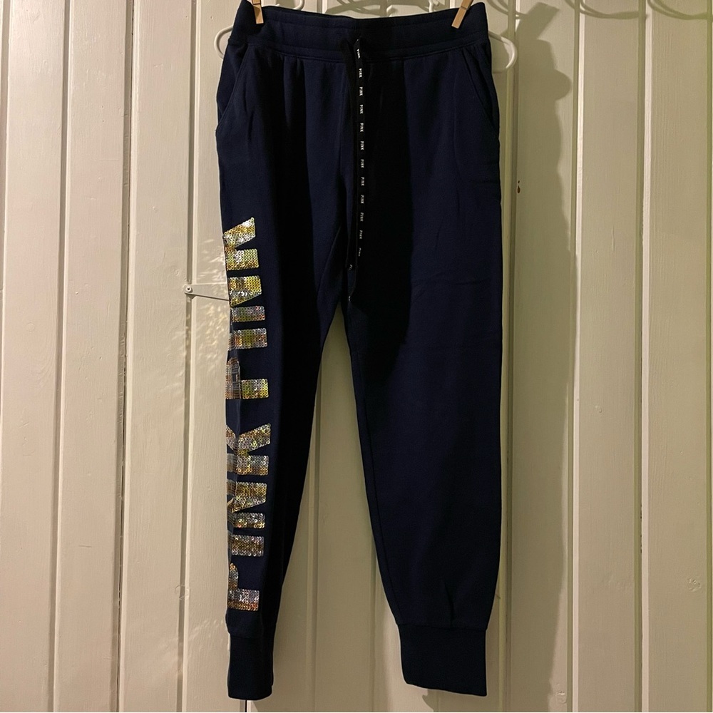 VS. PINK bling joggers-small EUC